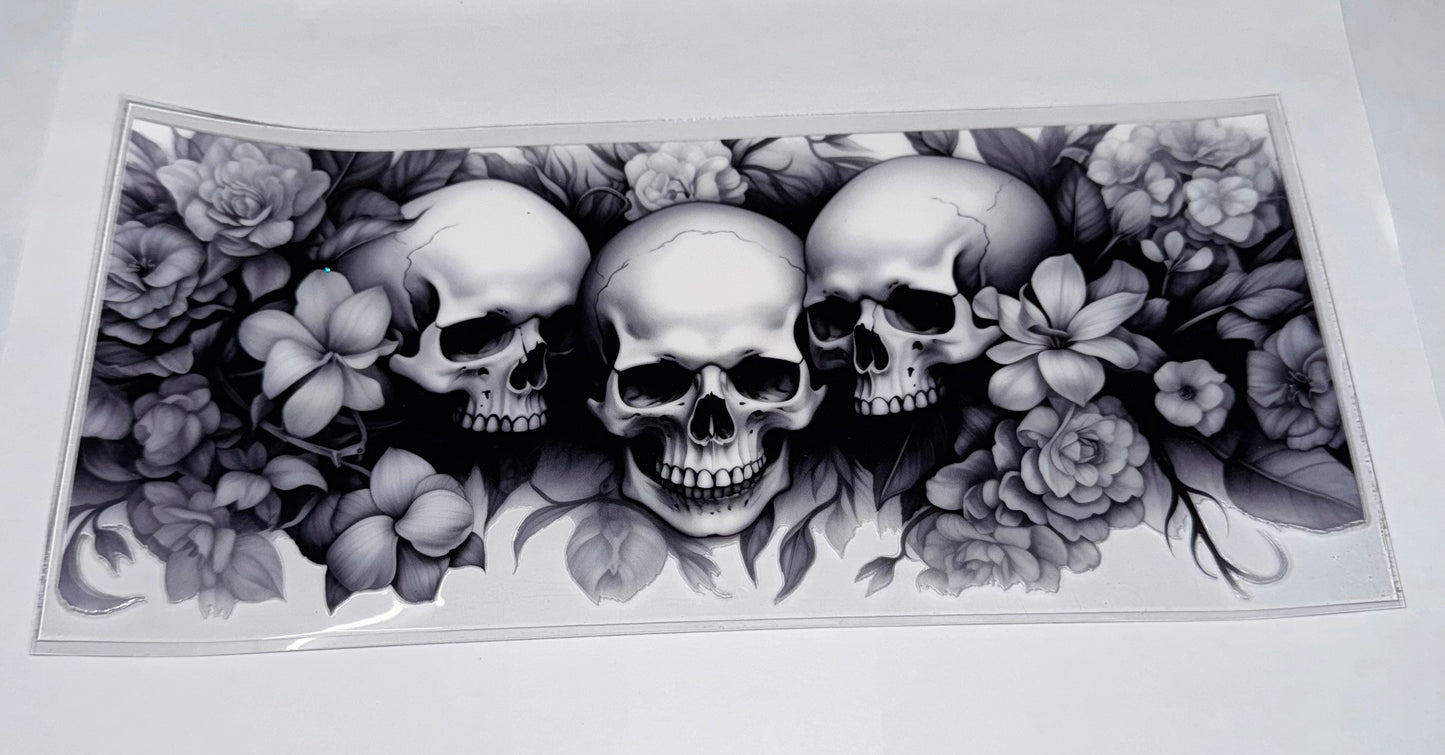 Flowers and Skulls
