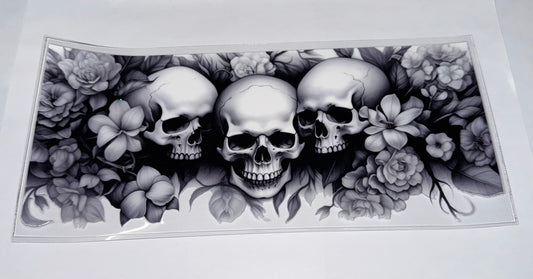 Flowers and Skulls